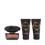 Versace Crystal Noir toaletní voda 50 ml + tělové mléko 50 ml + sprchový gel 50 ml Pro ženy dárková sada