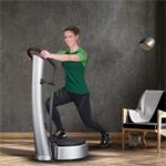 VibroGym inSPORTline Lotus - strieborná
