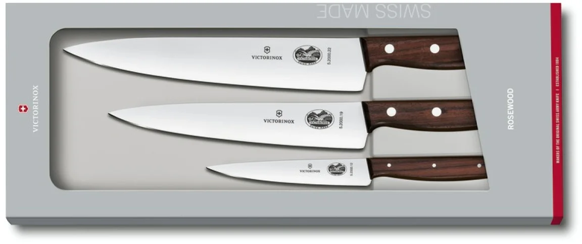Victorinox Sada kuchařských nožů Wood, 3 ks