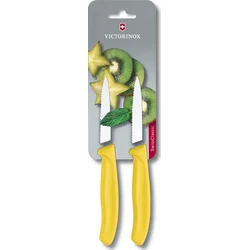 Victorinox sada kuchynských nožov 2ks 8cm žltá vlna