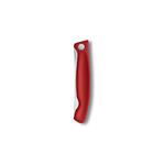 Victorinox Skládací svačinový nůž Swiss Classic, červený, rovné ostří