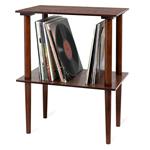 Victrola VA-30-ESP-INT dřevěný stojan na gramofonové desky hnědý