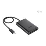 Video adaptér i-tec USB-C Dual 4K/60Hz (single 8K/30Hz) HDMI