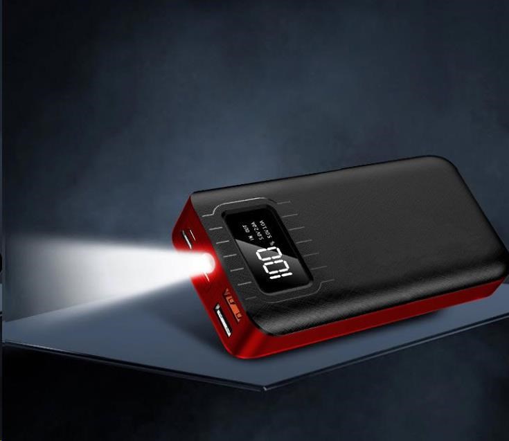 Viking power banka go20, 20000 mAh, černo-červená