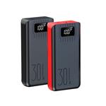 Viking power banka go30, 30000 mAh, černo-červená