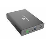 Viking power banka NF130W s výstupem 220 V, 64000 mAh, černá