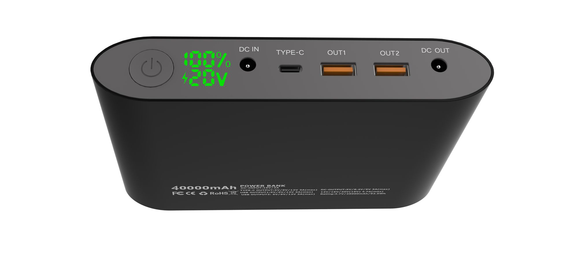 Viking Smartech II Quick Charge 3.0 40000mAh čierna VSMTII40B