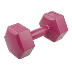 Vinylová činka LIFEFIT 1 x 3 kg, bordó