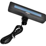 Virtuos FL-2025MB 2x20 LCD displej pre zákazníkov, USB, čierny