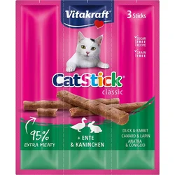 Vitakraft Cat Stick mini Rabbit + Duck 3x6g