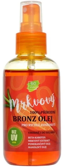 Vivaco 100% prírodný opaľovací z olej s mrkvovým extraktom SPF 190101