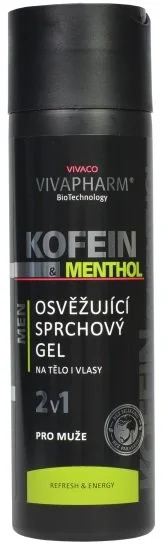 Vivapharm Kofein a Menthol Sprchový gel 2v1 pro muže 200ml