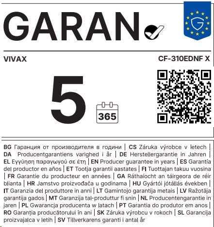 VIVAX CF-310EDNF X