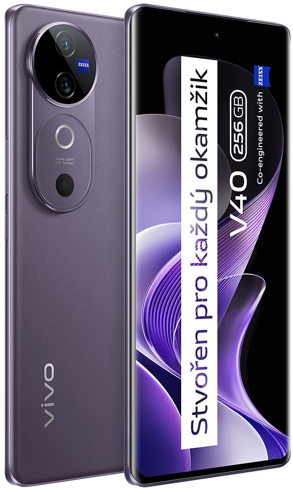 VIVO V40 5G 8GB/256GB, fialový