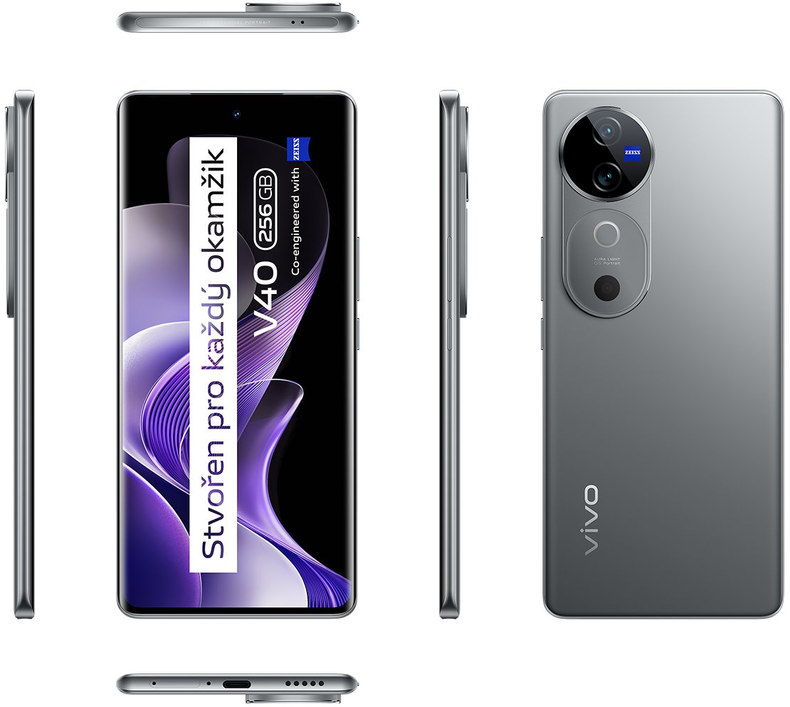 VIVO V40 5G 8GB/256GB, stříbrný