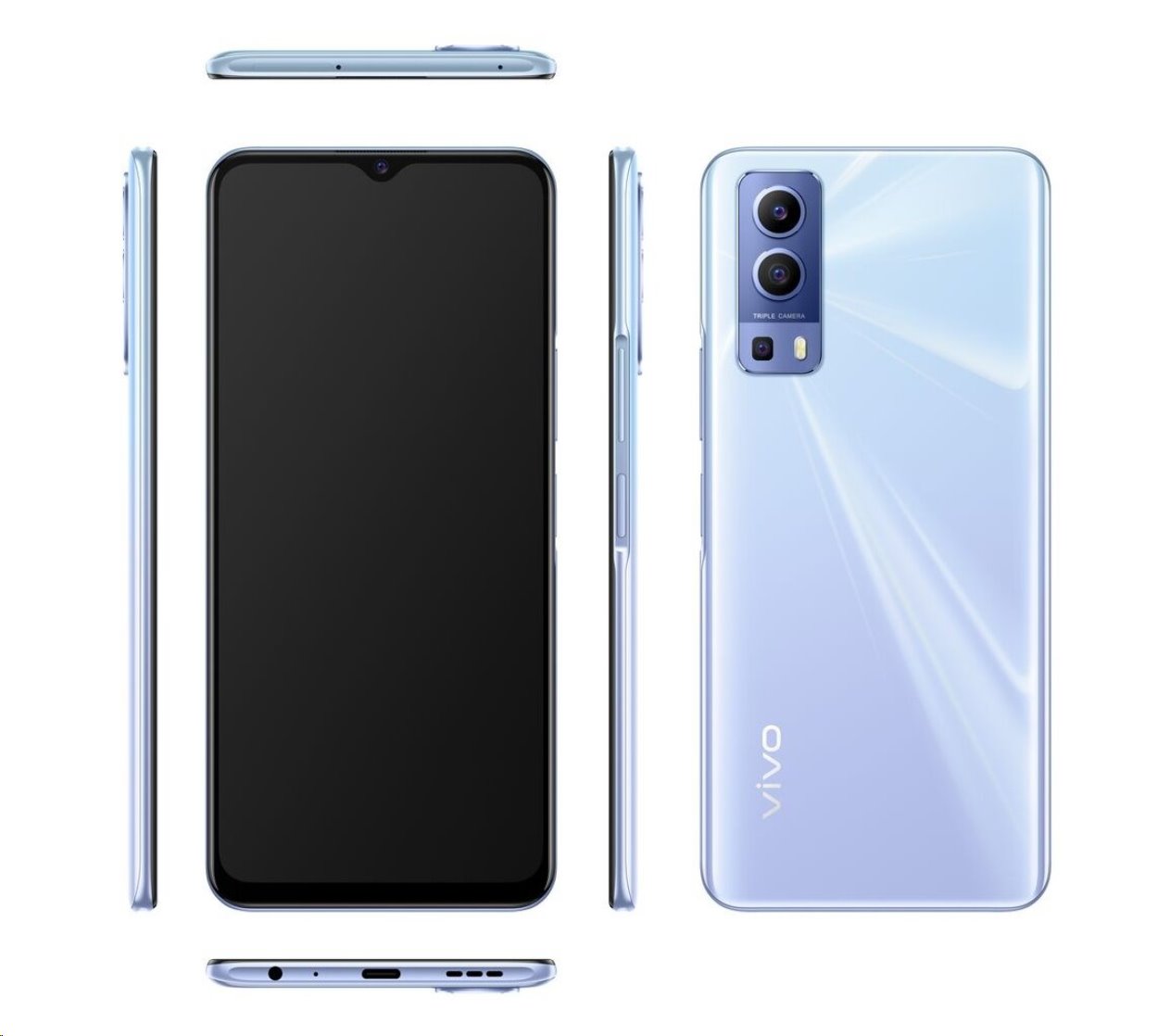 Vivo Y52 5G modrý