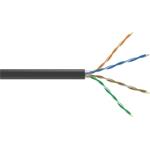 Vonkajší kábel Conexpro UTP, CAT5e, PE, 24 AWG, 305 m, čierny