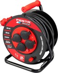 Vonkajší predlžovací kábel na bubne FESTA INDUSTRY 3x2,5 mm, 25 m, 230 V, max. 3680 W, 4 zásuvky, guma-neoprén, IP44