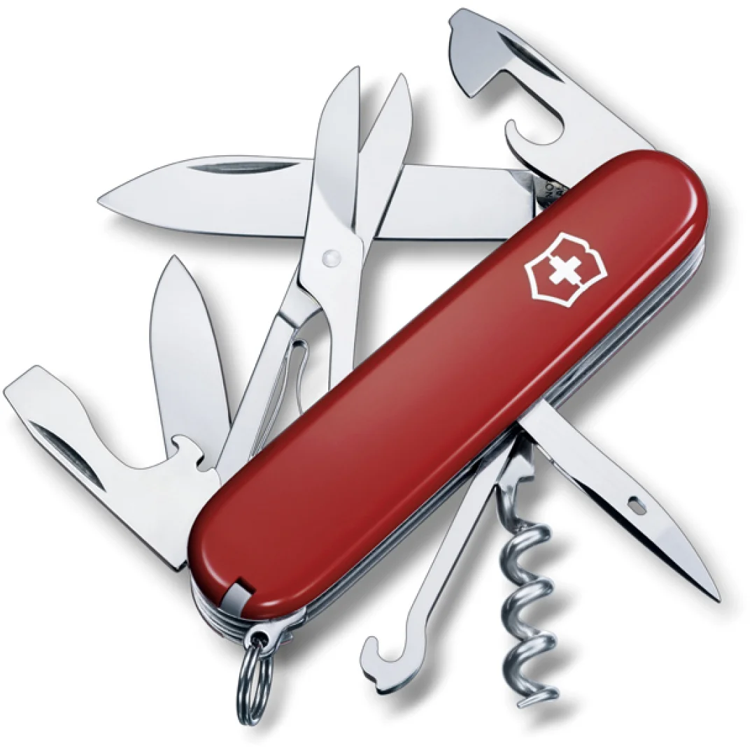 Vreckový nôž Victorinox Climber červený