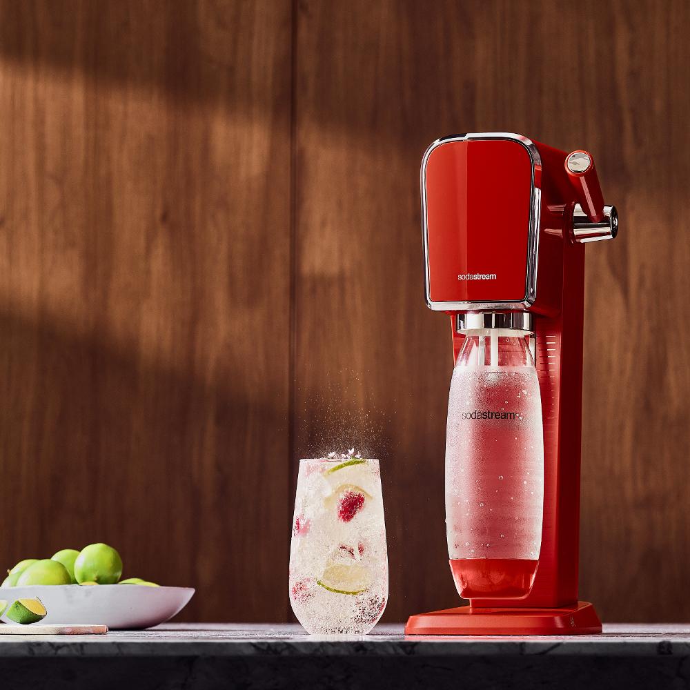 Výrobník perlivej vody SodaStream ART Mandarínkovo červená