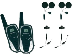 Vysílačka Albrecht Tectalk Smart Bikerset Integralhelm, sada 2 ks