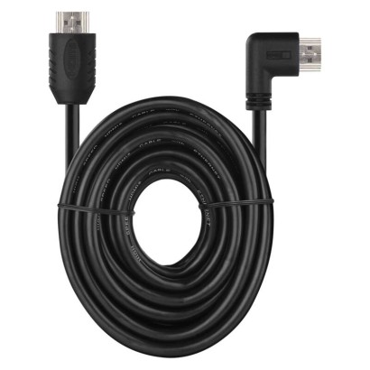 Vysokorýchlostný kábel HDMI 2.0 A vidlica - A vidlica 90° 3 m