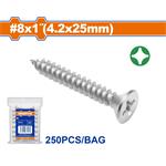Wadfow Samorezná skrutka ZH 4,2x25 mm, sada 250 ks
