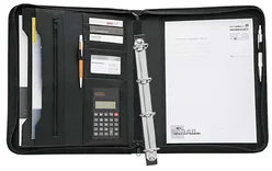 WEDO Spisovka, čierna, zips, A4 581101