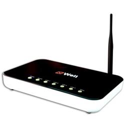 Well WRC3500 V2 WiFi gateway/AP/klient/bridge/rep,54Mb/s,switch,SMA