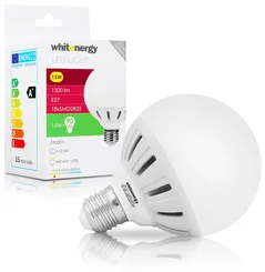 Whitenergy LED E27 G95 15W SMD2835 teplá bílá