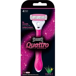 Wilkinson Sword Quattro for Women holící strojek + 1 náhradní hlavice