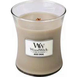WoodWick oválná váza Wood smoke 275g 663595920759 - Drogerie - Osvěžovače