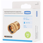 Xavax pojistný ventil (Aquastop) pro přívodní hadici pračky/myčky, závit 3/4", mosaz