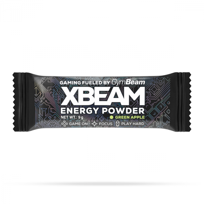 XBEAM vzorka energetického prášku 9 g - zelené jablko