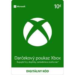 XBOX - Dárková karta Xbox 10 EUR elektronická licence