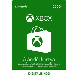 XBOX - Dárková karta Xbox 2990 HUF elektronická licence