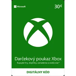 XBOX - Dárková karta Xbox 30 EUR elektronická licence