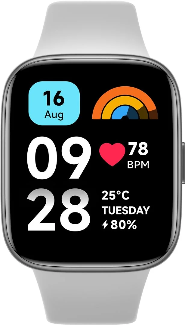 Xiaomi Redmi Watch 3 Active, sivá