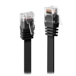 XtendLan Patch kabel Cat6 UTP 20m - černý plochý