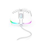 XTRFY Gaming Mouse M4 RGB, bílá