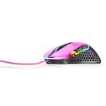 XTRFY Gaming Mouse M4 RGB, růžová