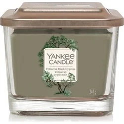 Yankee Candle Elevation 3 knôty Vetiver & Black Cypress vonná sviečka 347 g