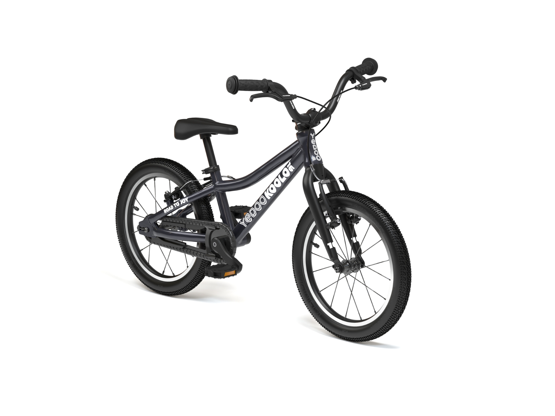 YEDOO Koolo 16 ultraľahký detský bicykel - sivý