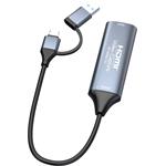 Zachytávač/grafber HDMI PremiumCord s konektorom USB3.0 a USB-C