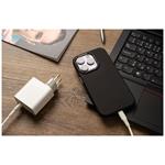Zadní kryt FIXED MagFlow s podporou MagSafe pro Apple iPhone 15, černý