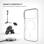 Zadní kryt FIXED MagShell s MagSafe pro Samsung Galaxy S26+, čirý