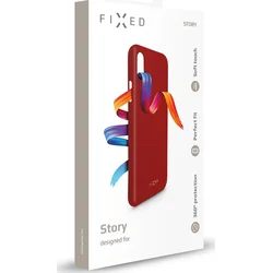 Zadní pogumovaný kryt FIXED Story pro Honor 8S 2020, červený
