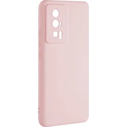 Zadní pogumovaný kryt FIXED Story pro POCO F5 Pro/F5 Pro 5G, růžový