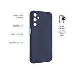 Zadní pogumovaný kryt FIXED Story pro Samsung Galaxy A15/A15 5G, modrý