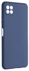 Zadní pogumovaný kryt FIXED Story pro Samsung Galaxy A22 5G, modrý